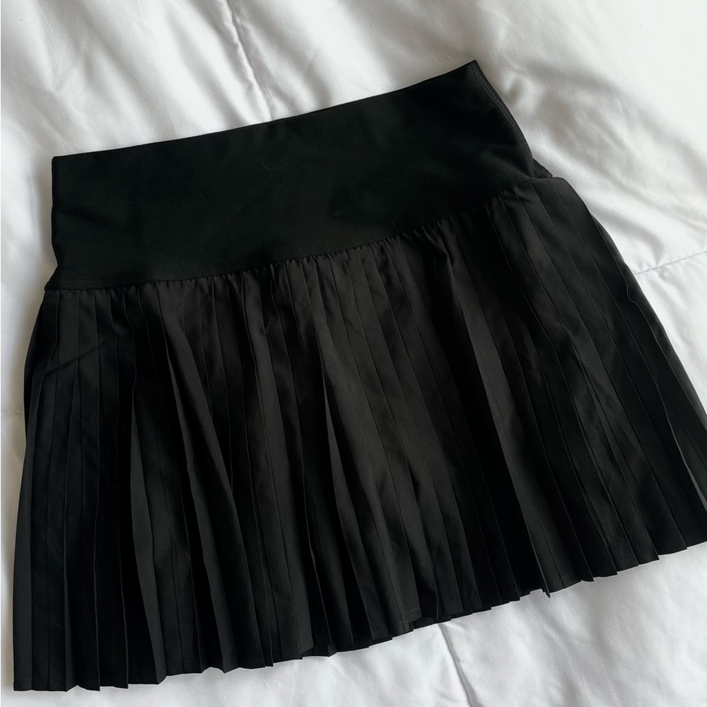 TCEC Black Athletic Pleated Skirt